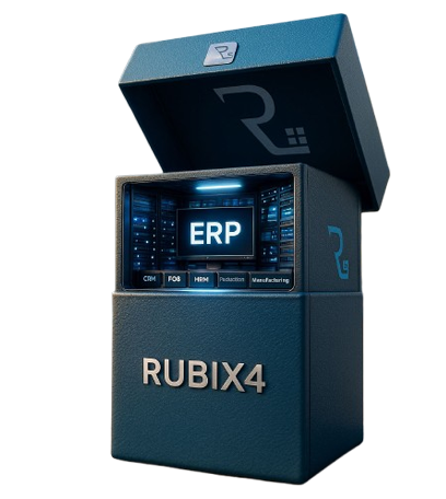 Rubix4 ERP Software Dashboard and Features Overview